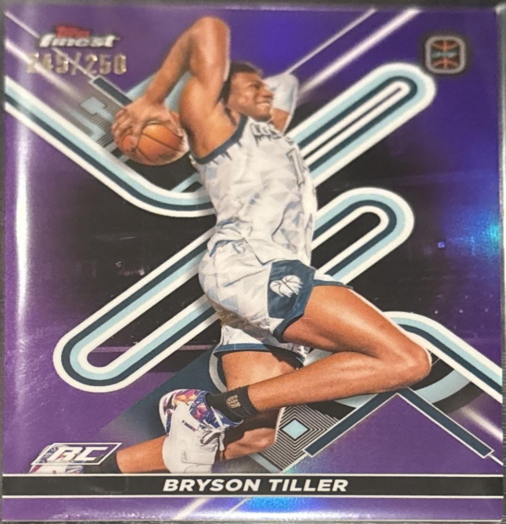 Bryson Tiller #14 2022 Topps Finest Overtime Elite Basketball