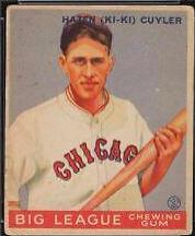 KI KI Cuyler #23 Baseball Cards 1933 Goudey