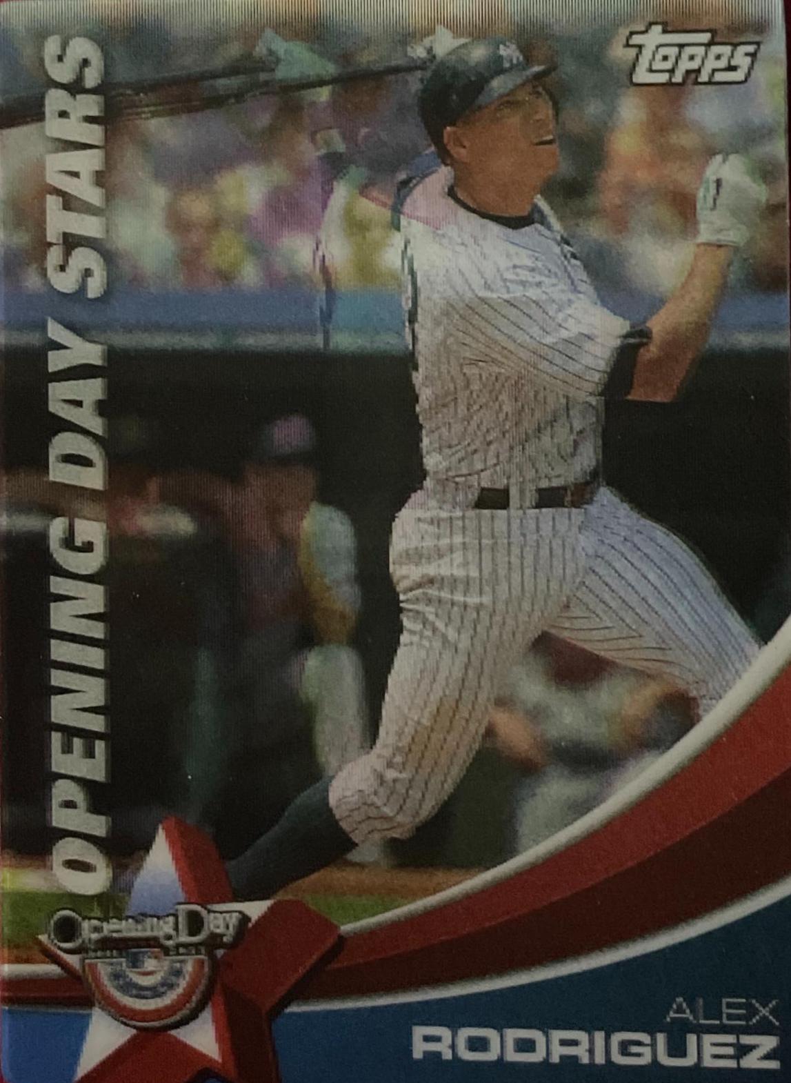 Alex Rodriguez #ODS-3 Baseball Cards 2011 Topps Opening Day Stars