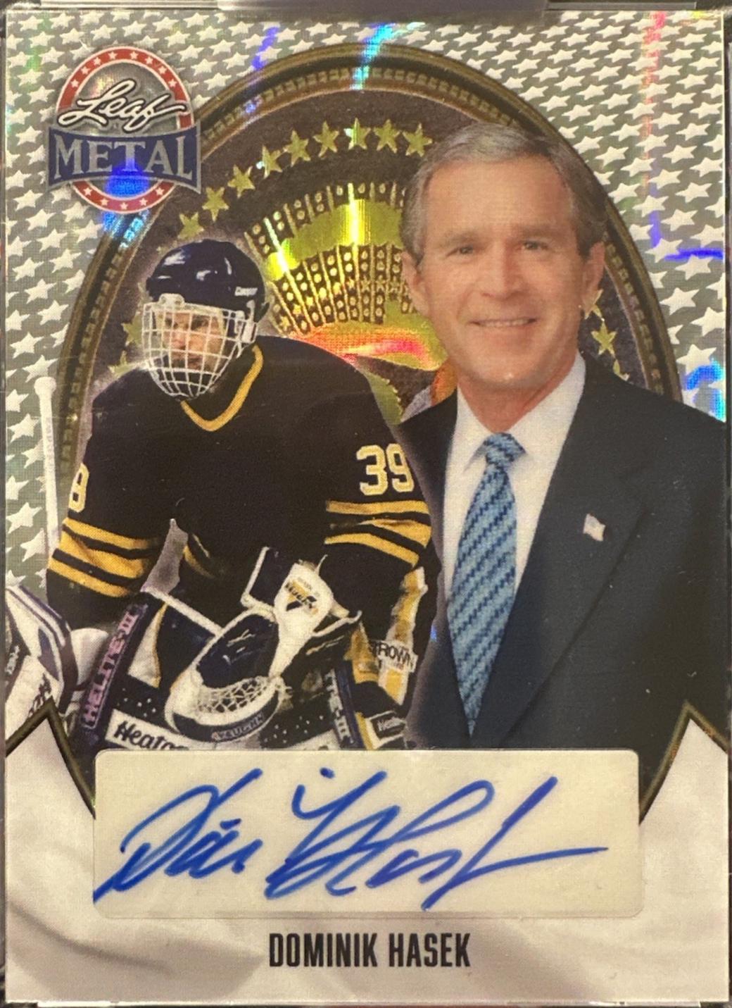 Dominik Hasek #BA-DH1 2026 Leaf Metal Autograph Hockey