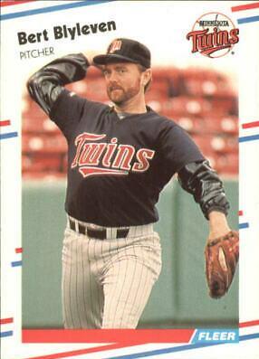 Bert Blyleven #4 Baseball Cards 1988 Fleer Glossy