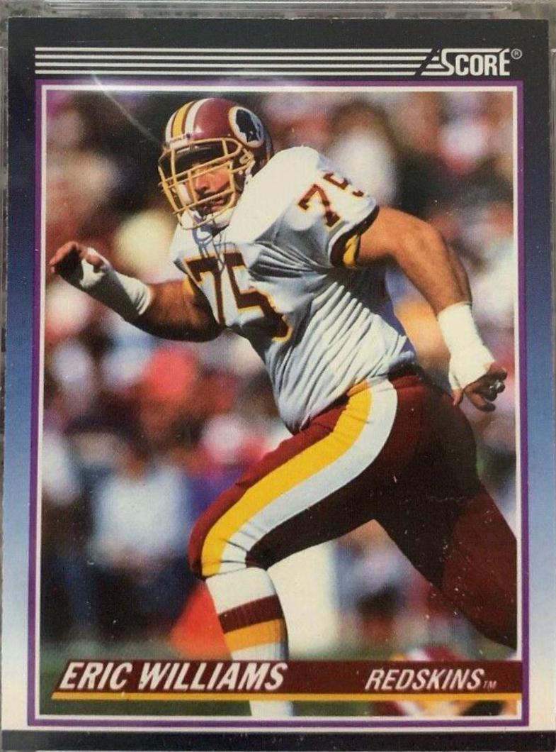 Eric Williams #12T Football Cards 1990 Panini Score Supplemental