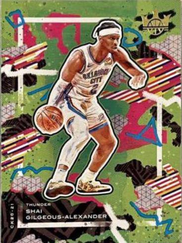 Shai Gilgeous Alexander #2 Basketball Cards 2020 Panini Court Kings