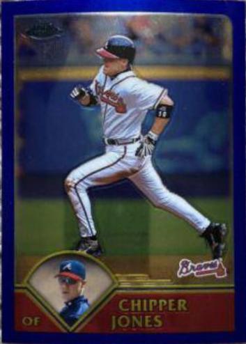 Chipper Jones #222 2003 Topps Chrome Baseball