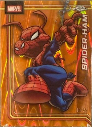 Spider-Ham Gold Wave Refractor