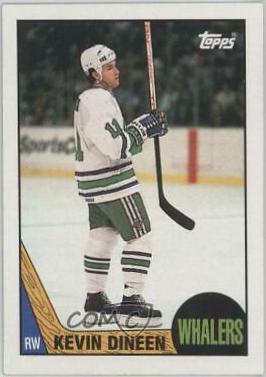 Kevin Dineen #124 Hockey Cards 1987 Topps