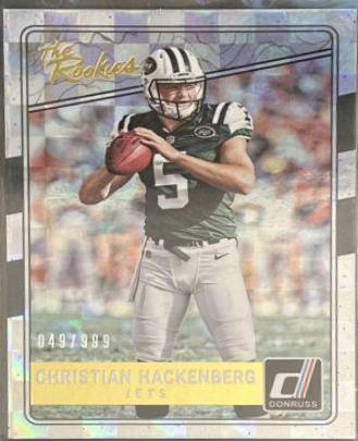 Christian Hackenberg #4 Football Cards 2016 Panini Donruss the Rookies
