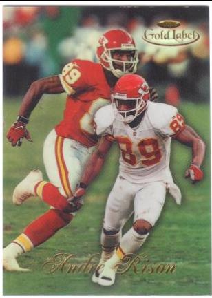 Andre Rison #62 1998 Topps Gold Label Football