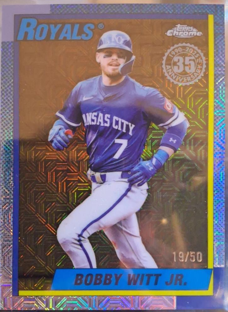 Bobby Witt Jr. [Gold] #U90C-25 Prices | 2025 Topps Update 1990