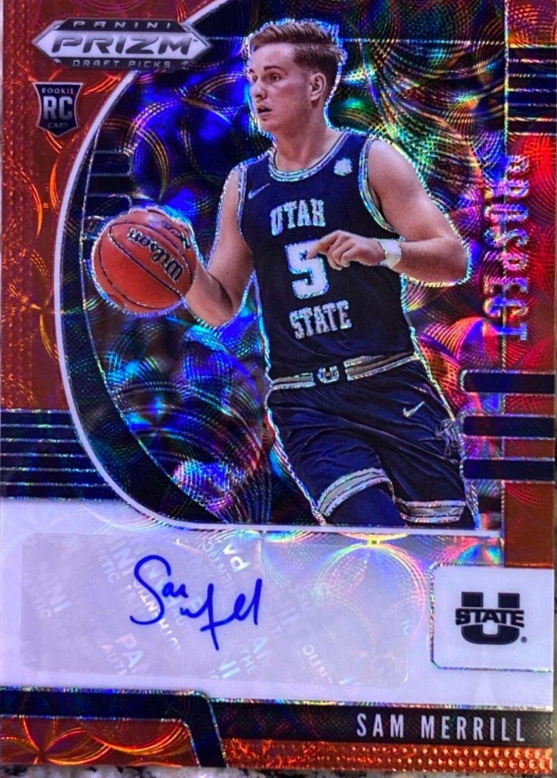 Sam Merrill [Choice Red] #PA-SM Prices | 2020 Panini Prizm Draft Picks ...