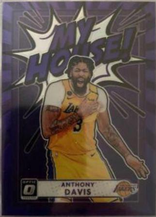 2020 Panini Donruss Optic My House Anthony Davis [Purple] #20 card