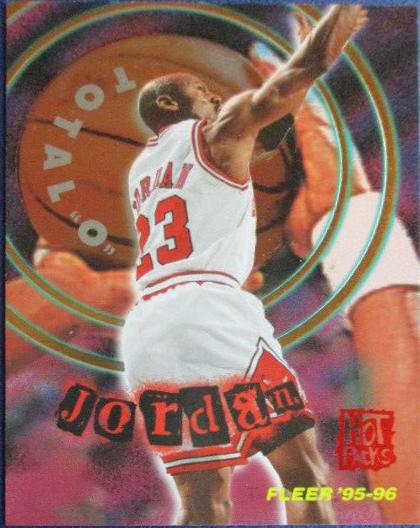 Michael Jordan #2 Basketball Cards 1995 Fleer Total O Hot Pack