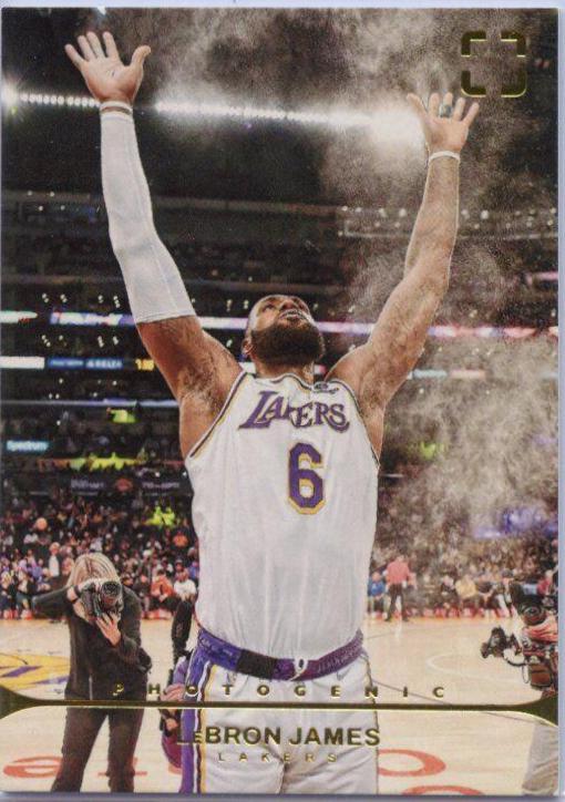 LeBron James #4 Basketball Cards 2021 Panini PhotoGenic