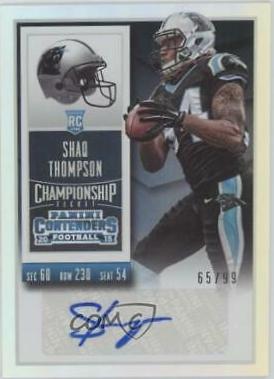 Shaq Thompson [Autograph Championship Ticket] #112