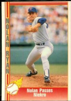 Nolan Passes Niekro #188 Baseball Cards 1992 Pacific Nolan Ryan