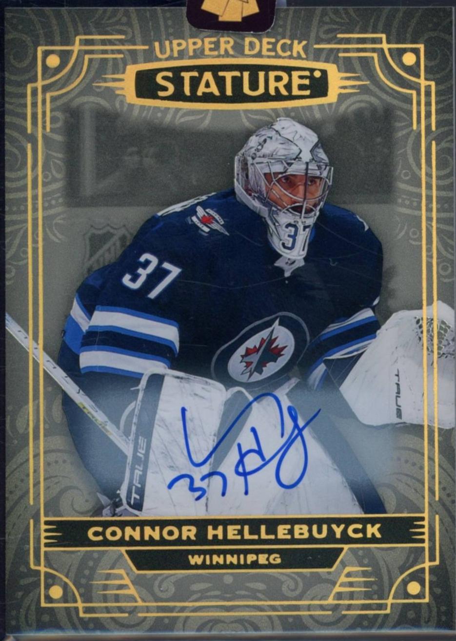 Connor Hellebuyck #53 2024 Upper Deck Stature 2022 Update Hockey