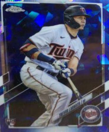 Trevor Larnach #US6 2021 Topps Chrome Update Sapphire Baseball