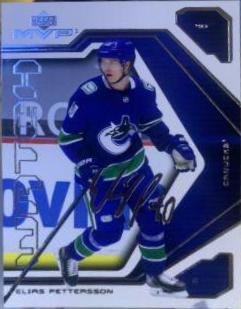 Elias Pettersson #9 Hockey Cards 2021 Upper Deck MVP 20th Anniversary