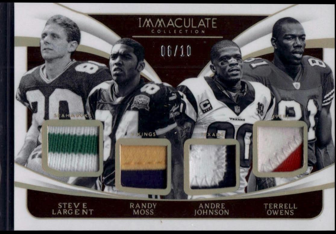 Randy Moss / Steve Largent / Terrell Owens / Andre Johnson [Prime] #6