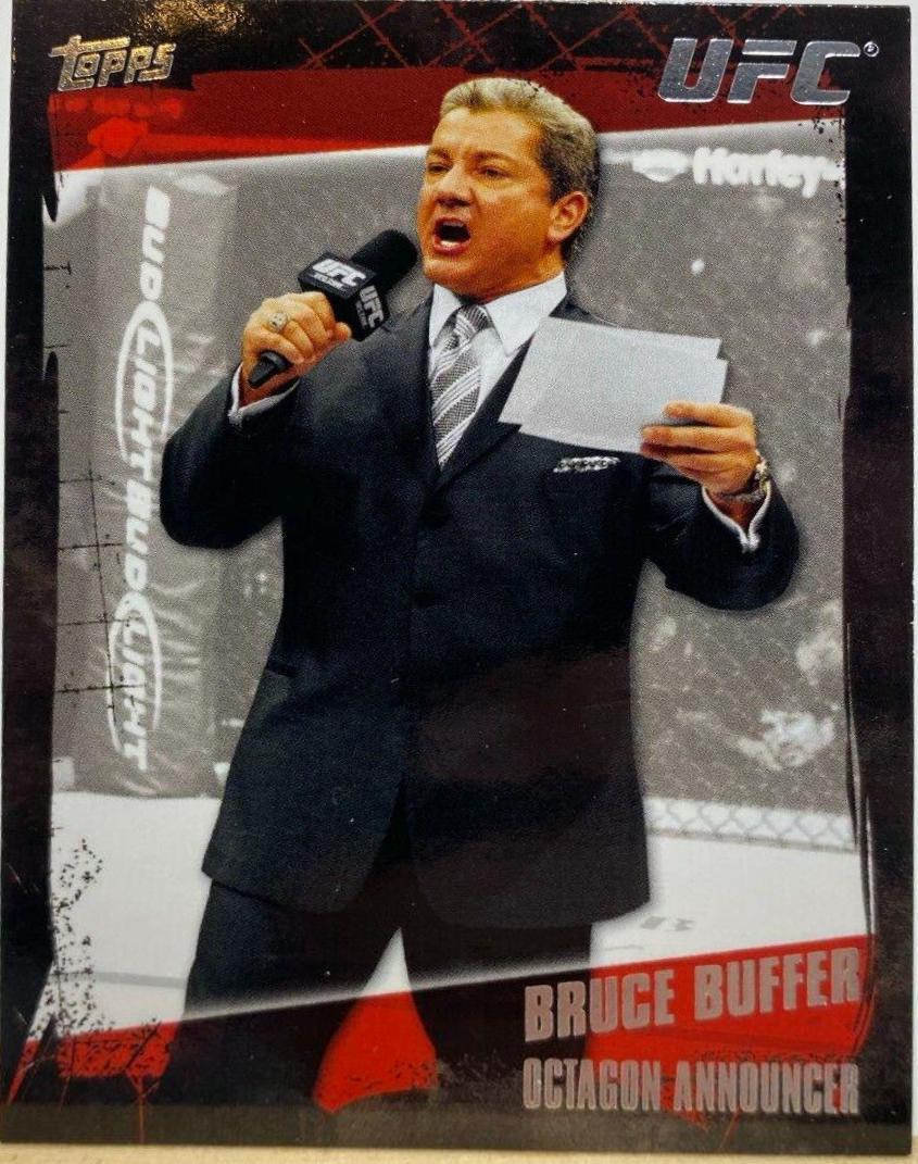 Bruce Buffer #170 Ufc Cards 2010 Topps UFC