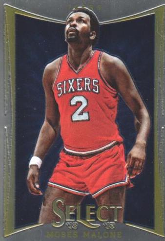 Moses Malone #139 Basketball Cards 2012 Panini Select