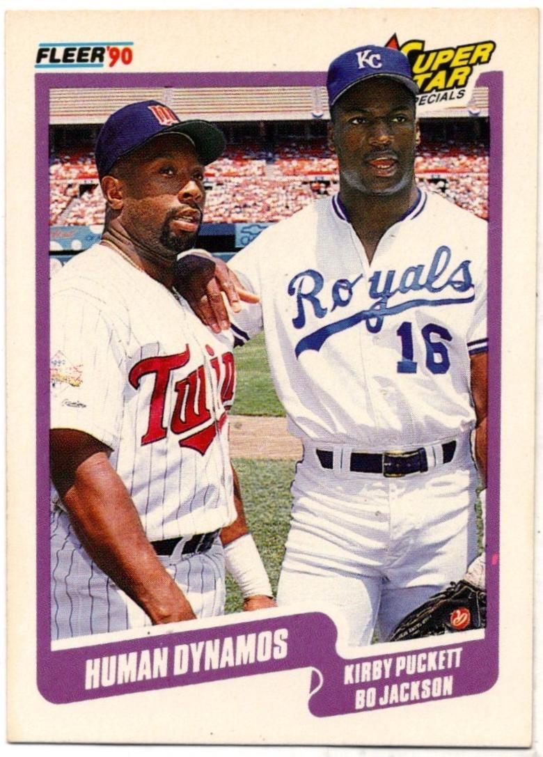 B. Jackson, K. Puckett #635 1990 Fleer Canadian Baseball