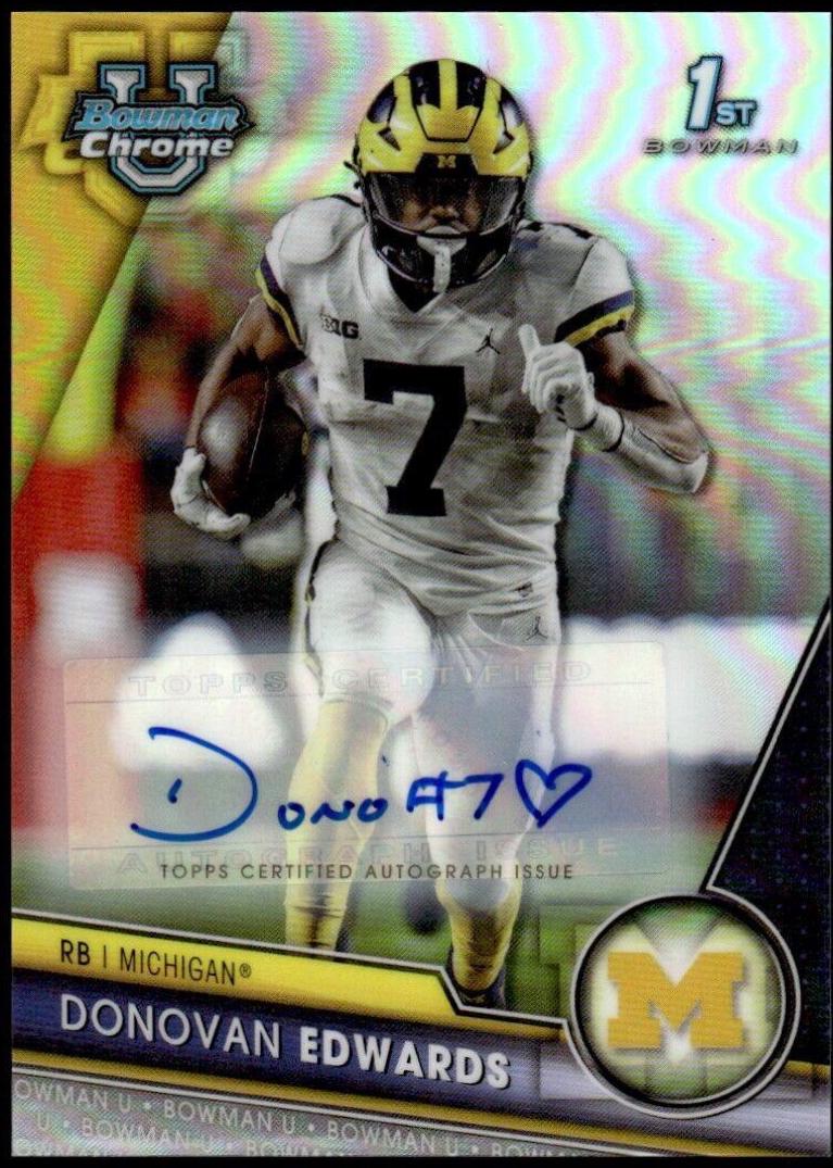 Donovan Edwards [Autograph Refractor] #42