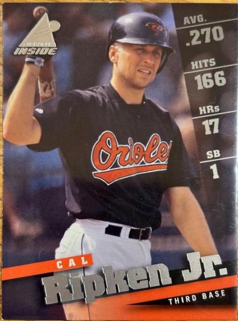Cal Ripken Jr #8 Baseball Cards 1998 Pinnacle Inside