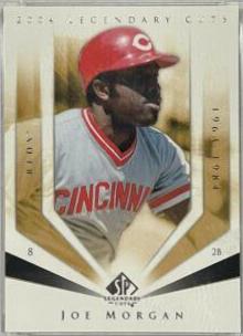 Joe Morgan #58 Baseball Cards 2004 SP Legendary Cuts