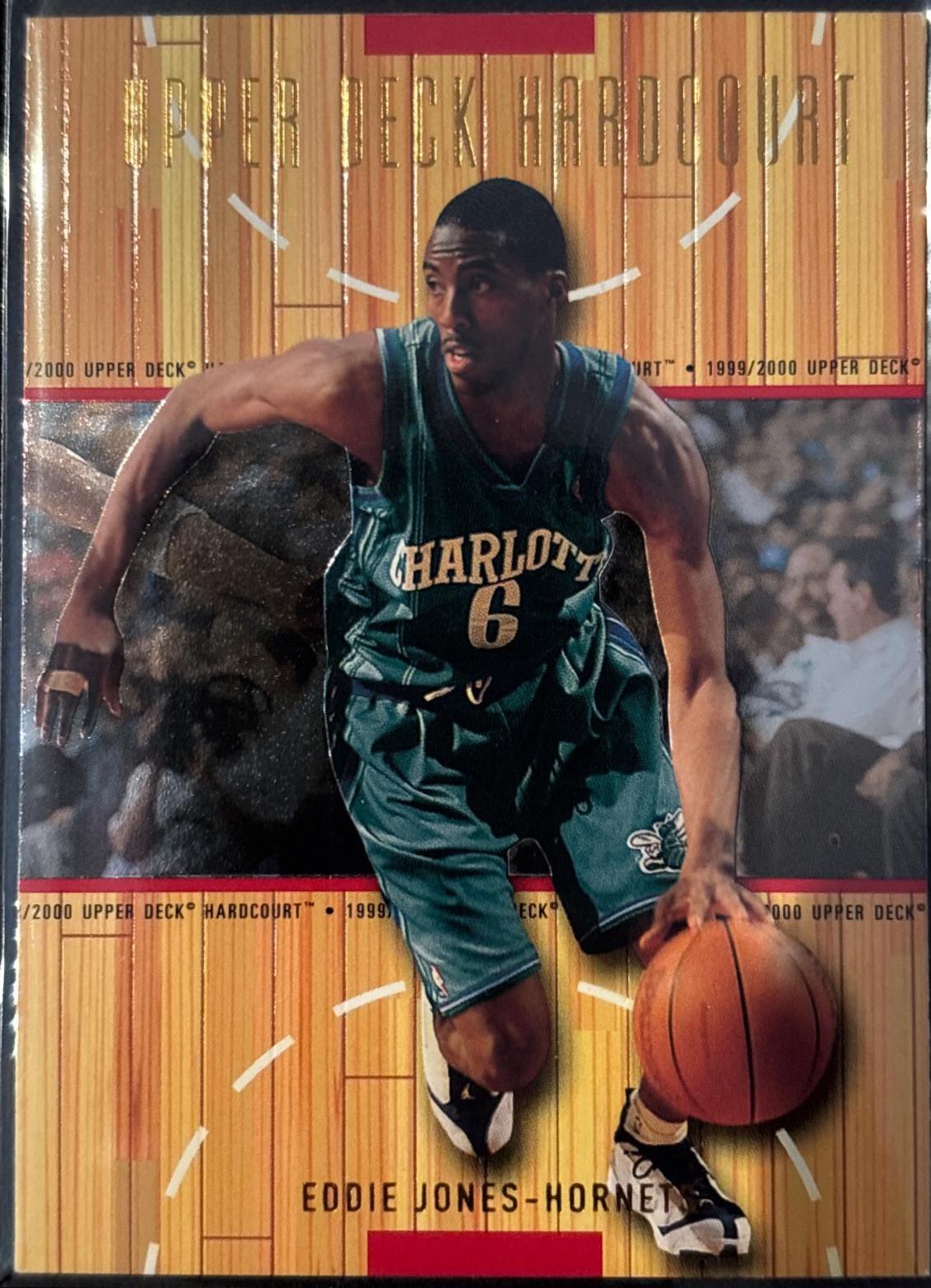 Eddie Jones #5 Basketball Cards 1999 Upper Deck Hardcourt