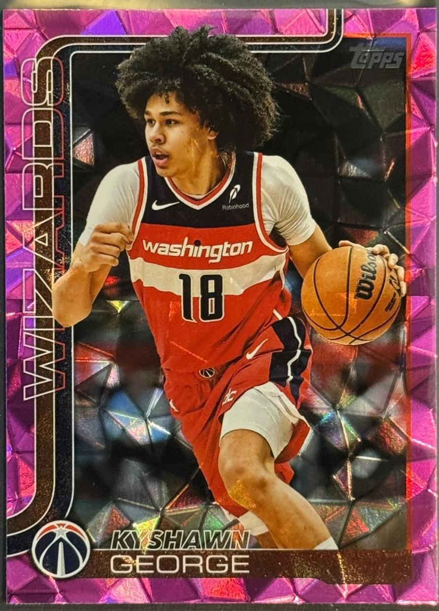 Kyshawn George [Pink Diamante] #98 Prices | 2025 Topps