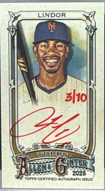 Francisco Lindor [Red Ink] #MA-FL