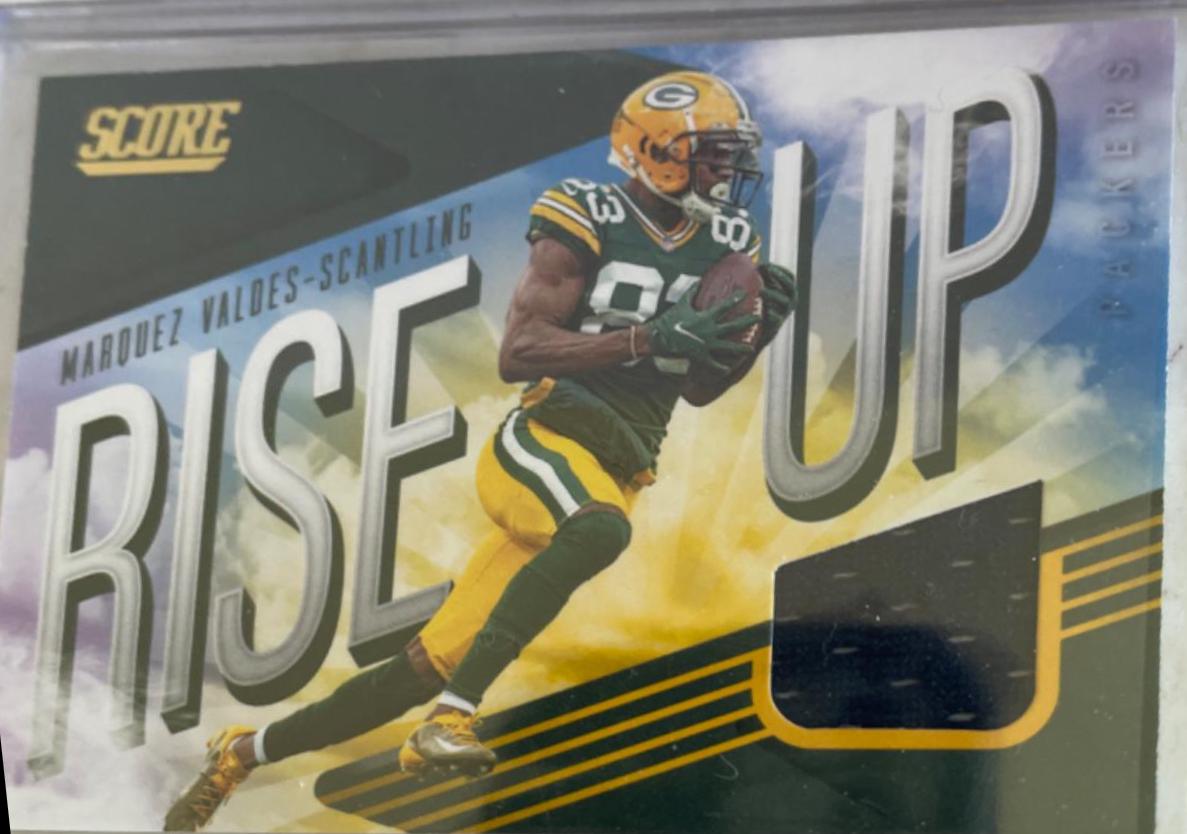 Marquez Valdes Scantling #RU20 Football Cards 2021 Panini Score Rise Up