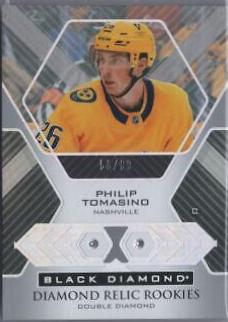 Philip Tomasino #BDR-PT 2021 Upper Deck Black Diamond Rookie Relic Hockey