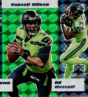 Marshawn Lynch, Russell Wilson, DK Metcalf