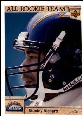 Stanley Richard #50 Football Cards 1992 Upper Deck