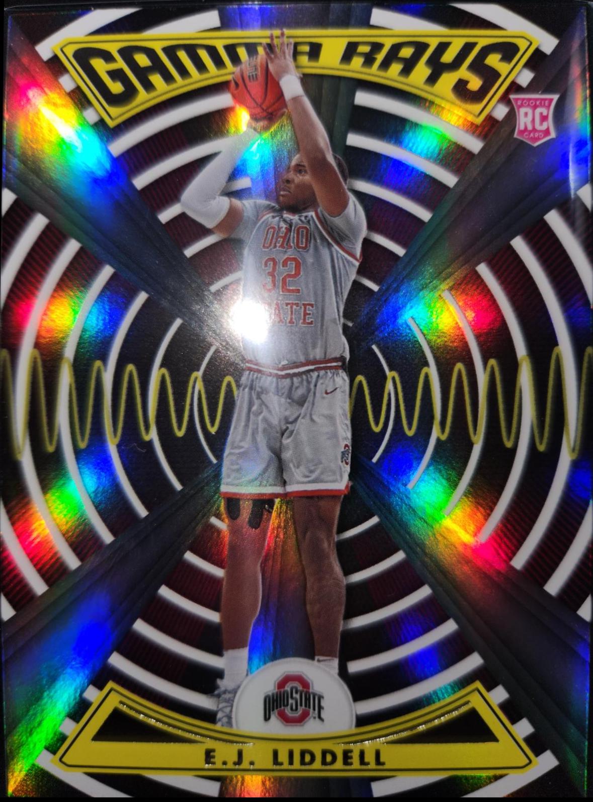 E. J. Liddell #ZG-EJL Basketball Cards 2022 Panini Chronicles Draft Picks Gamma Rays