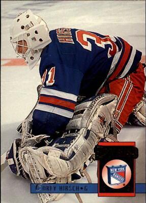 Corey Hirsch #216 Hockey Cards 1993 Donruss