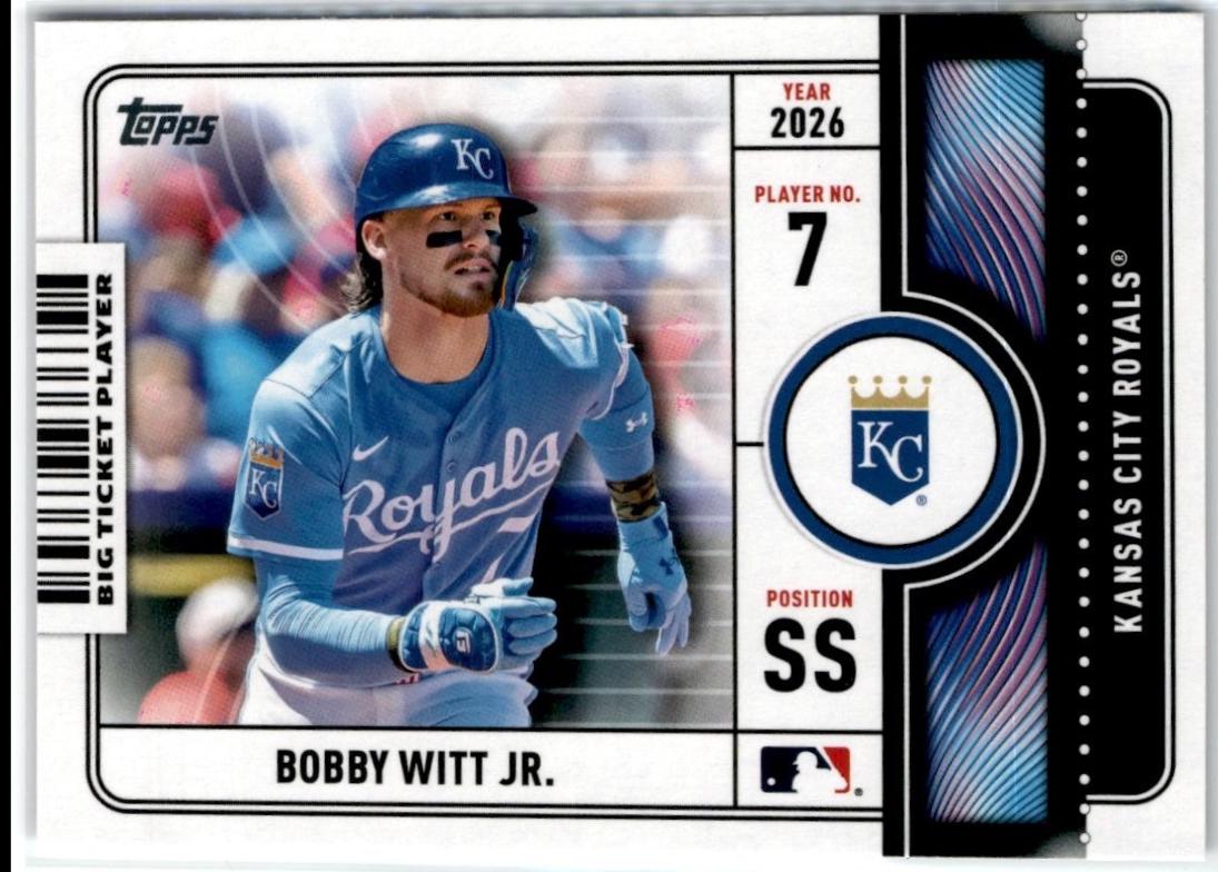 Bobby Witt Jr. #BTP-16 Prices | 2026 Topps Big Ticket Players