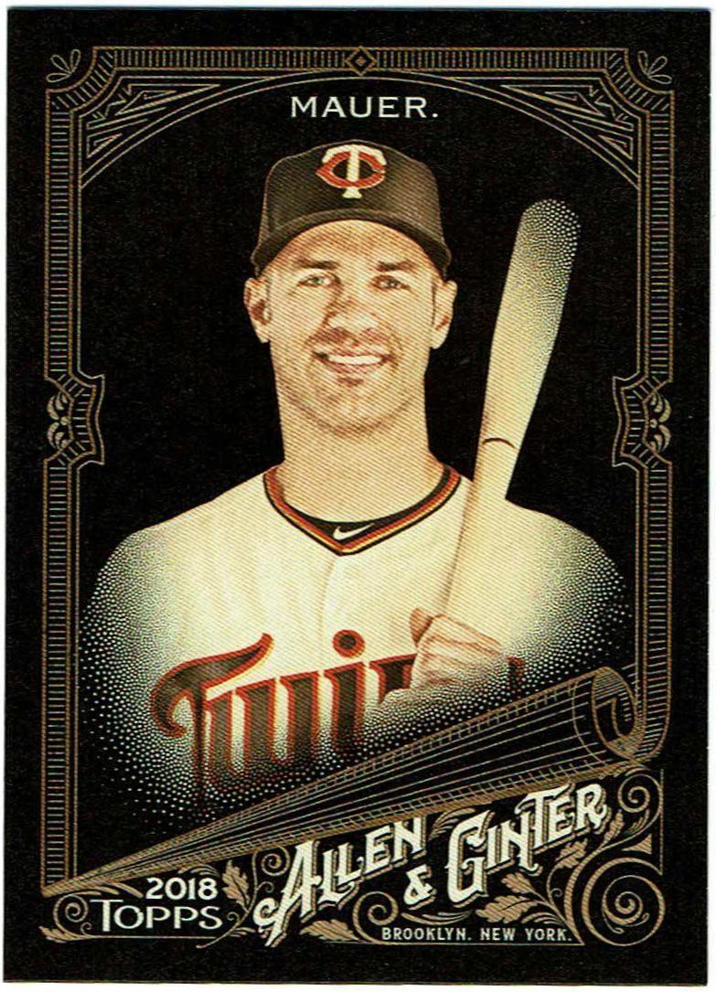 Joe Mauer #306 2018 Topps Allen & Ginter X Baseball