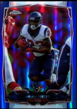 Arian Foster [Blue Refractor] #107