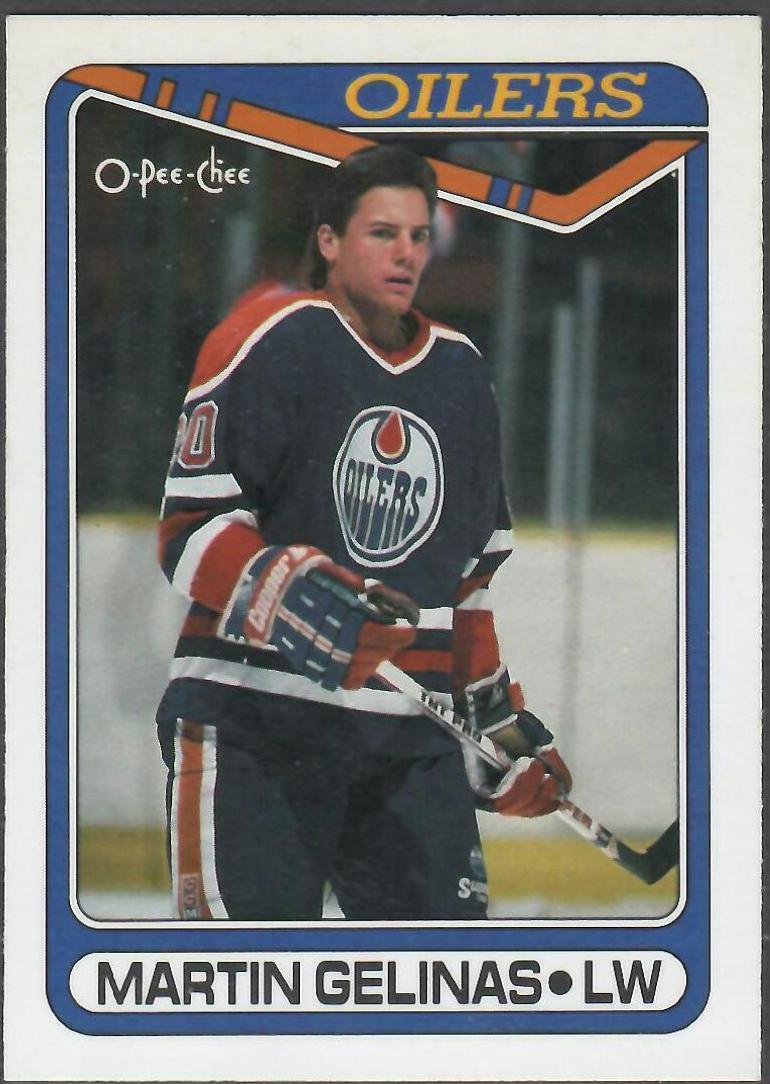 Martin Gelinas #64 Hockey Cards 1990 O-Pee-Chee