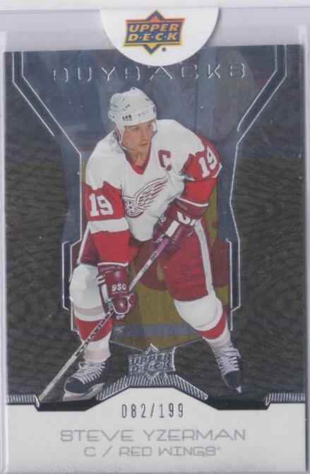 Steve Yzerman #36 2019 Upper Deck Buybacks Hockey