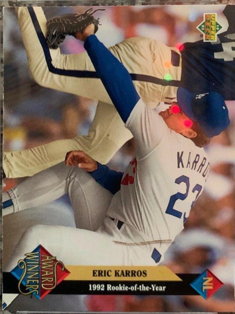 Eric Karros #490 Baseball Cards 1993 Upper Deck