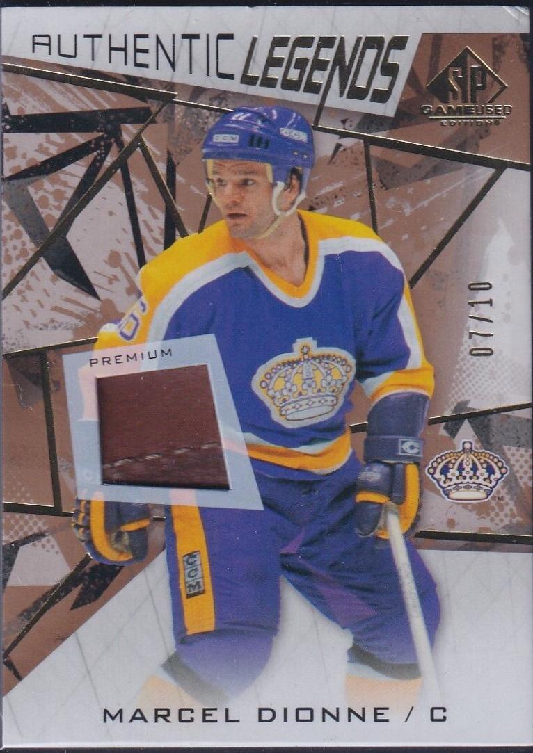 Marcel Dionne #118 Hockey Cards 2021 SP Game Used