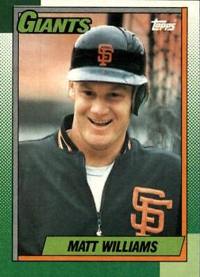 Matt Williams #41 Baseball Cards 1990 Topps