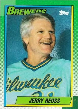 Jerry Reuss #424 Baseball Cards 1990 Topps
