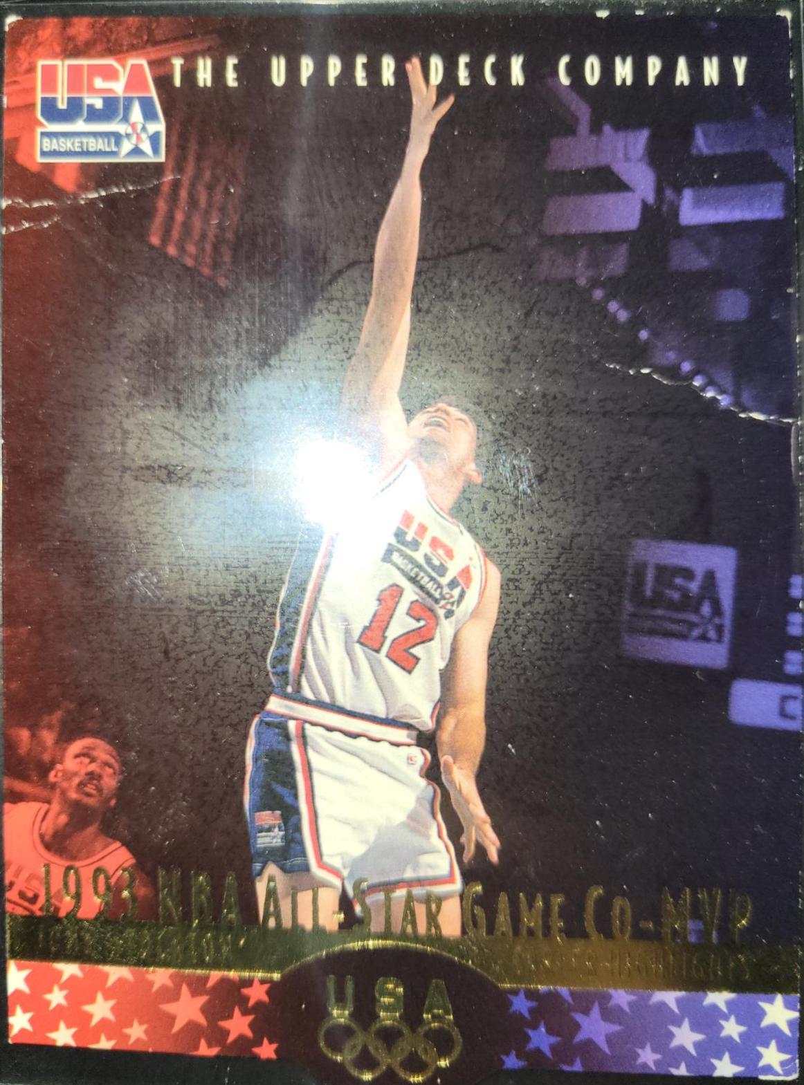 John Stockton #37JS1 Basketball Cards 1996 Upper Deck USA