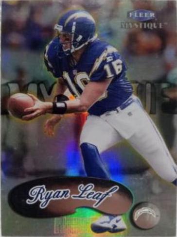 Ryan Leaf #8 Football Cards 1999 Fleer Mystique
