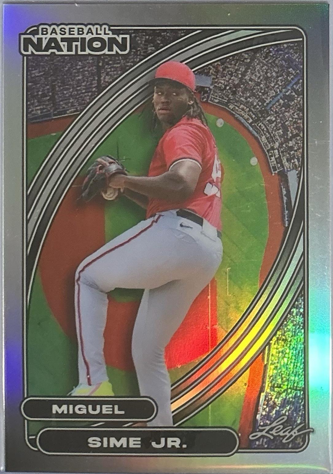 Miguel Sime Jr. #138 2026 Leaf Baseball Nation